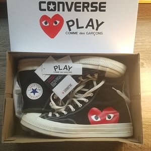 Cdg Converse (High Top Black)